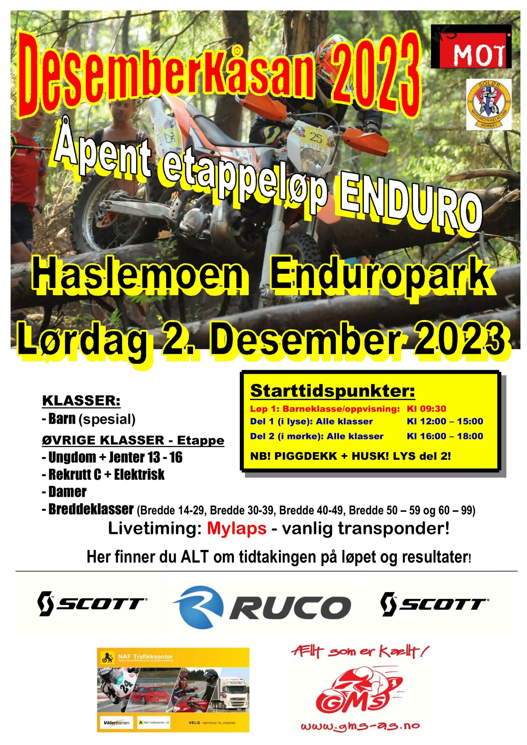 4 - Poster Breddeløp enduro - DesemberKåsan 2023